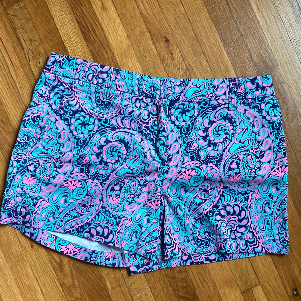 Cambridge Dry Goods paisley print shorts size 10